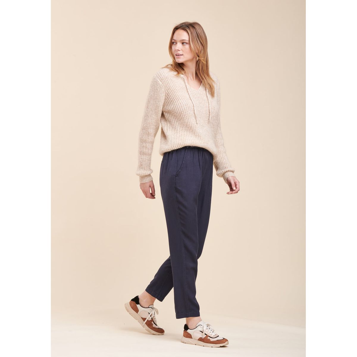 Pantalon Chino Jaune La Fée Maraboutée - Taille 38 - Coton - Occasion Très Bon état