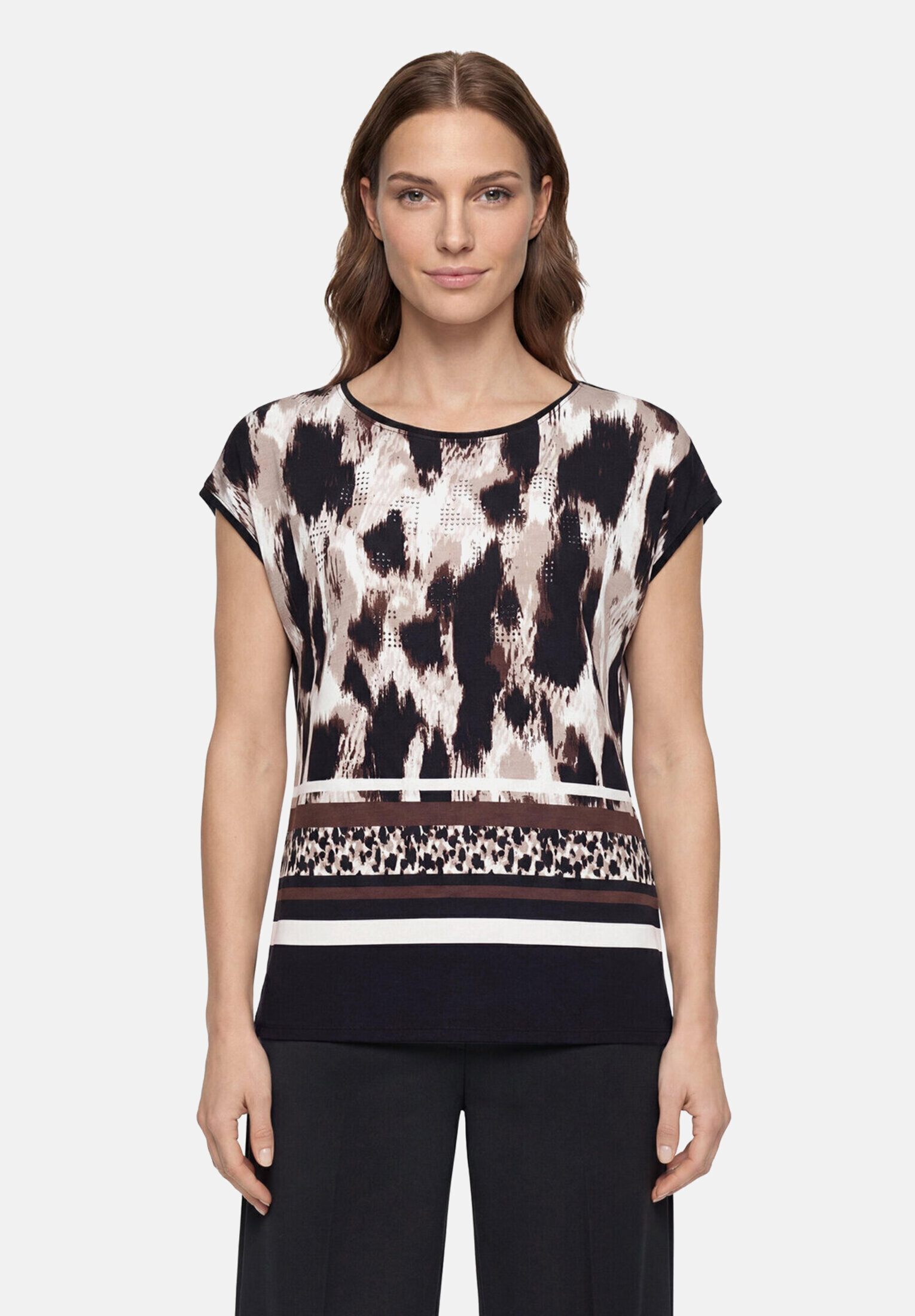 T-shirt façon blouse à impression, BETTY BARCLAY