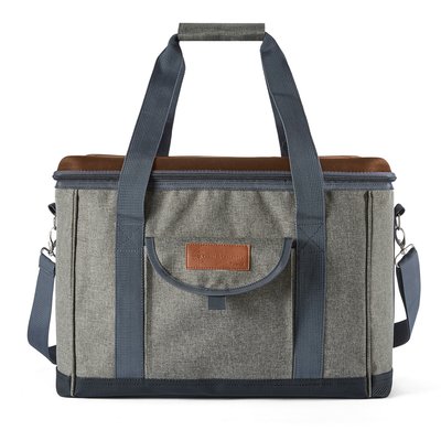 Heritage Foldable Picnic Cooler - Green & Tan TOWER
