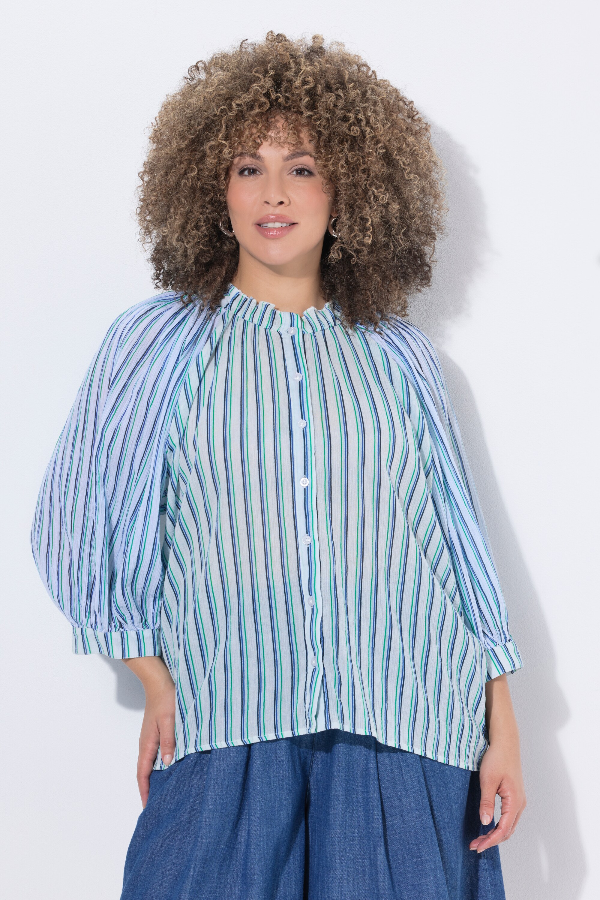 Chemisier oversize à rayures, ULLA POPKEN