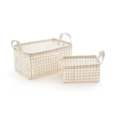 Set of 2 Acao Small Storage Baskets LA REDOUTE INTERIEURS