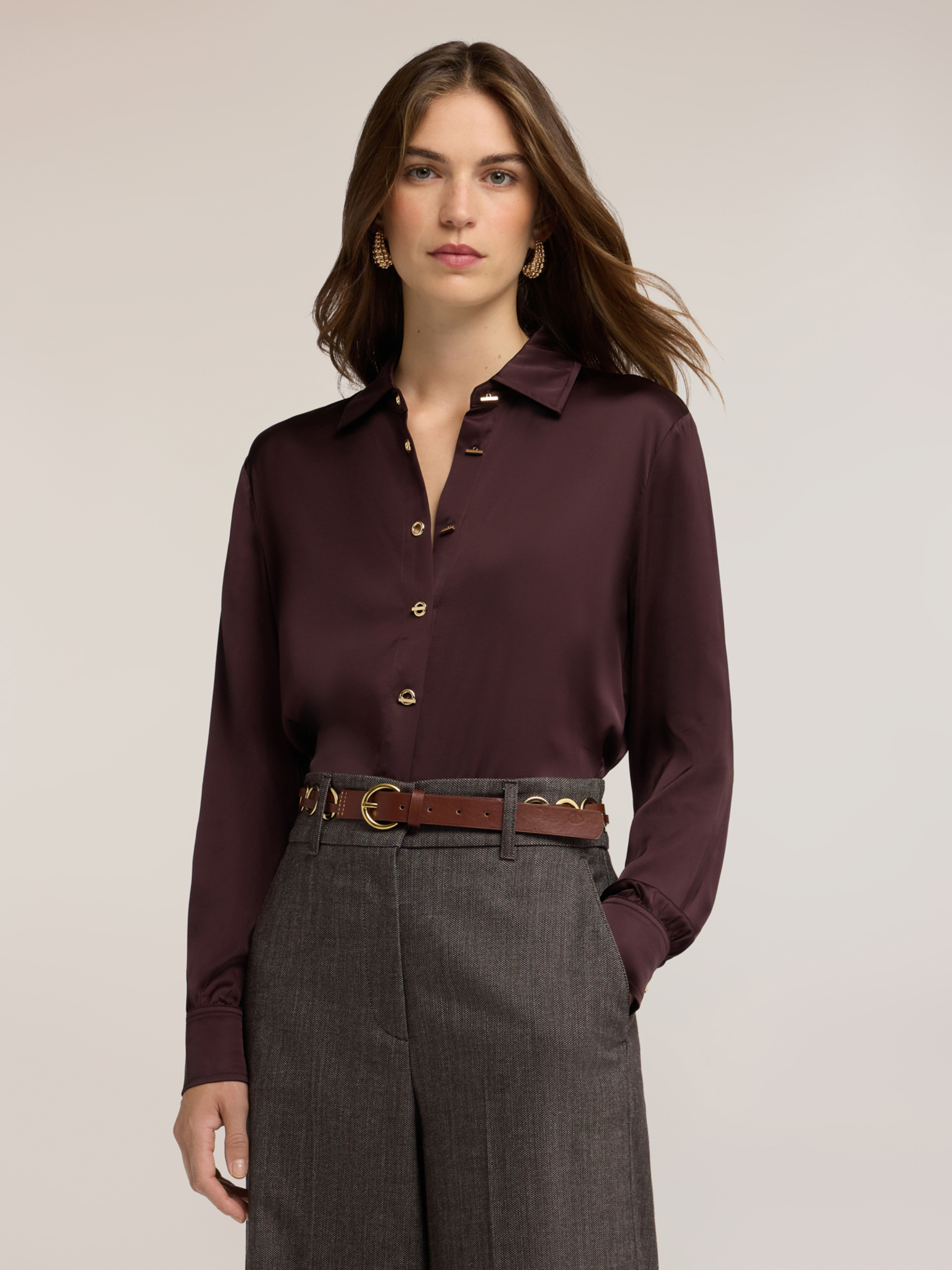 Chemise avec boutons métalliques, MOTIVI