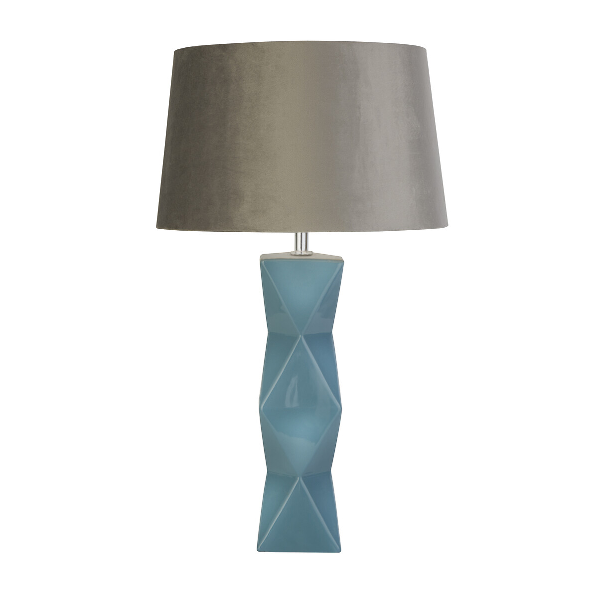 Geometric Teal Table Lamp With Grey Shade Teal So Home La Redoute   Eb540d039e3b6eb36a6faf935fc328fb 