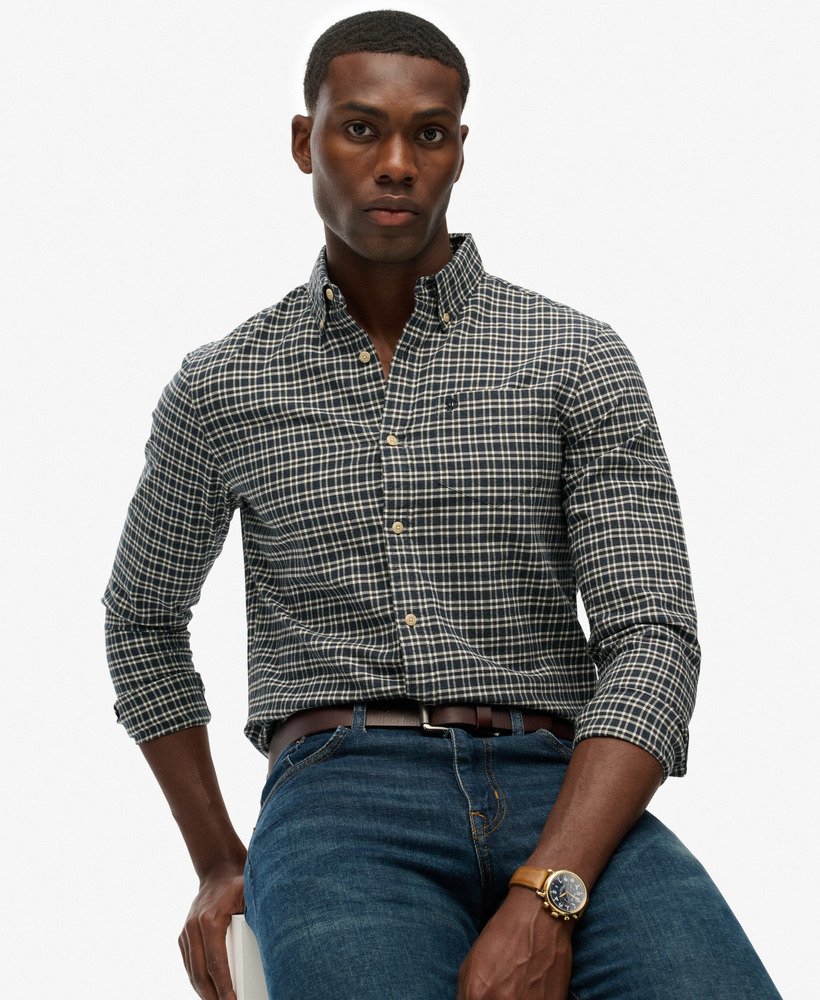 Chemise Oxford à Carreaux Premium, SUPERDRY
