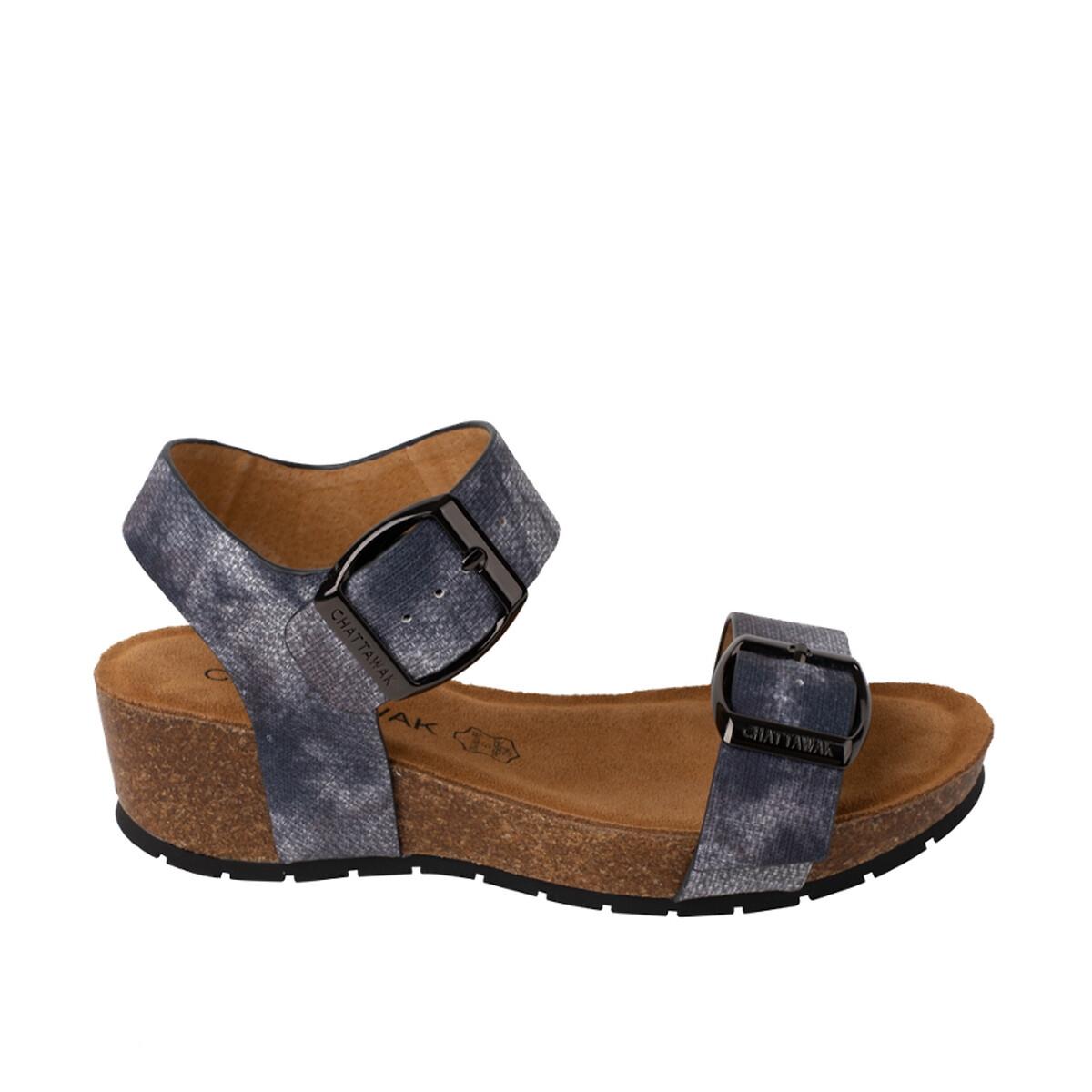 Marielle wedge sandals, black, Chattawak | La Redoute