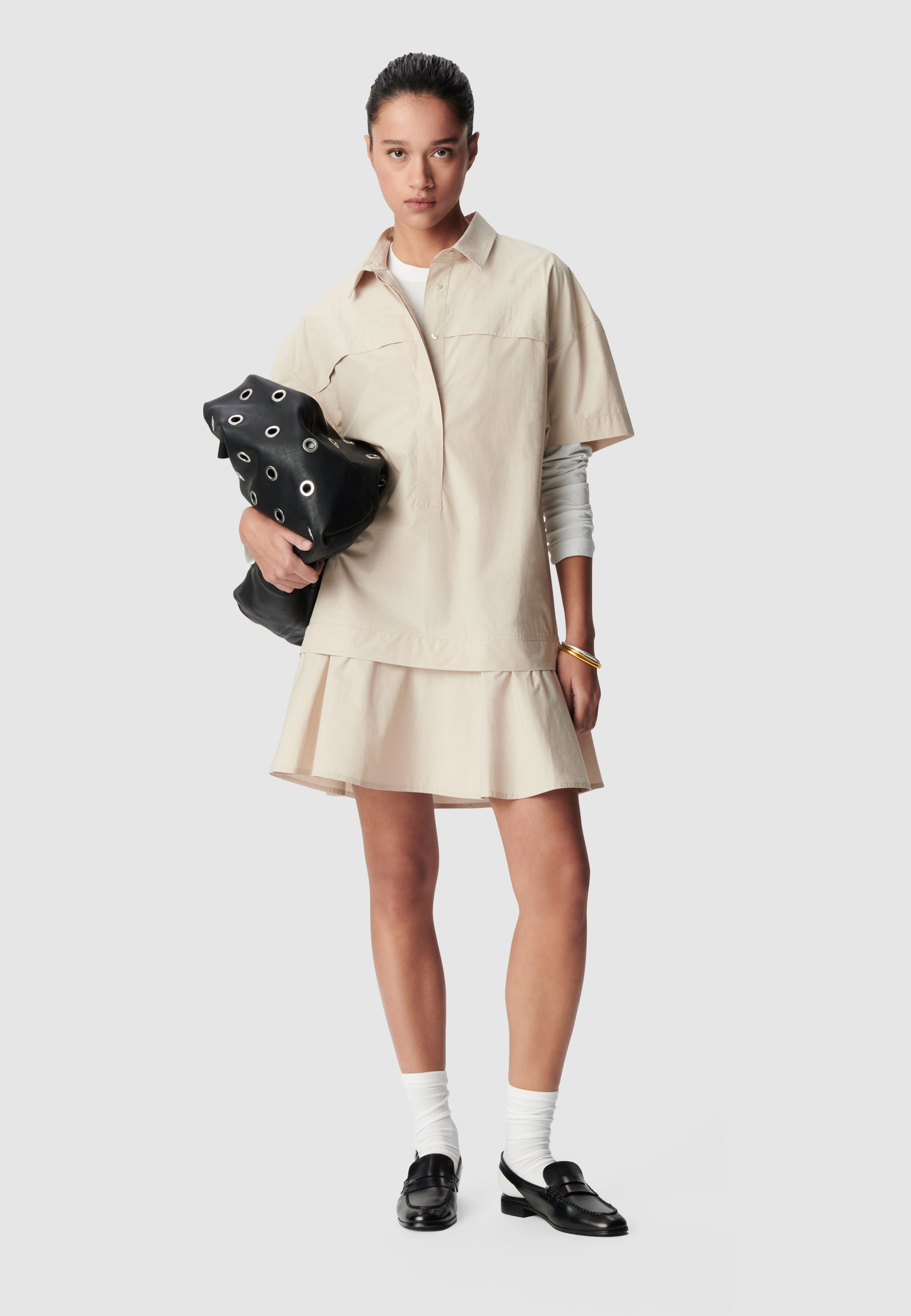 Robe courte trompe-l'oeil jupe, IKKS