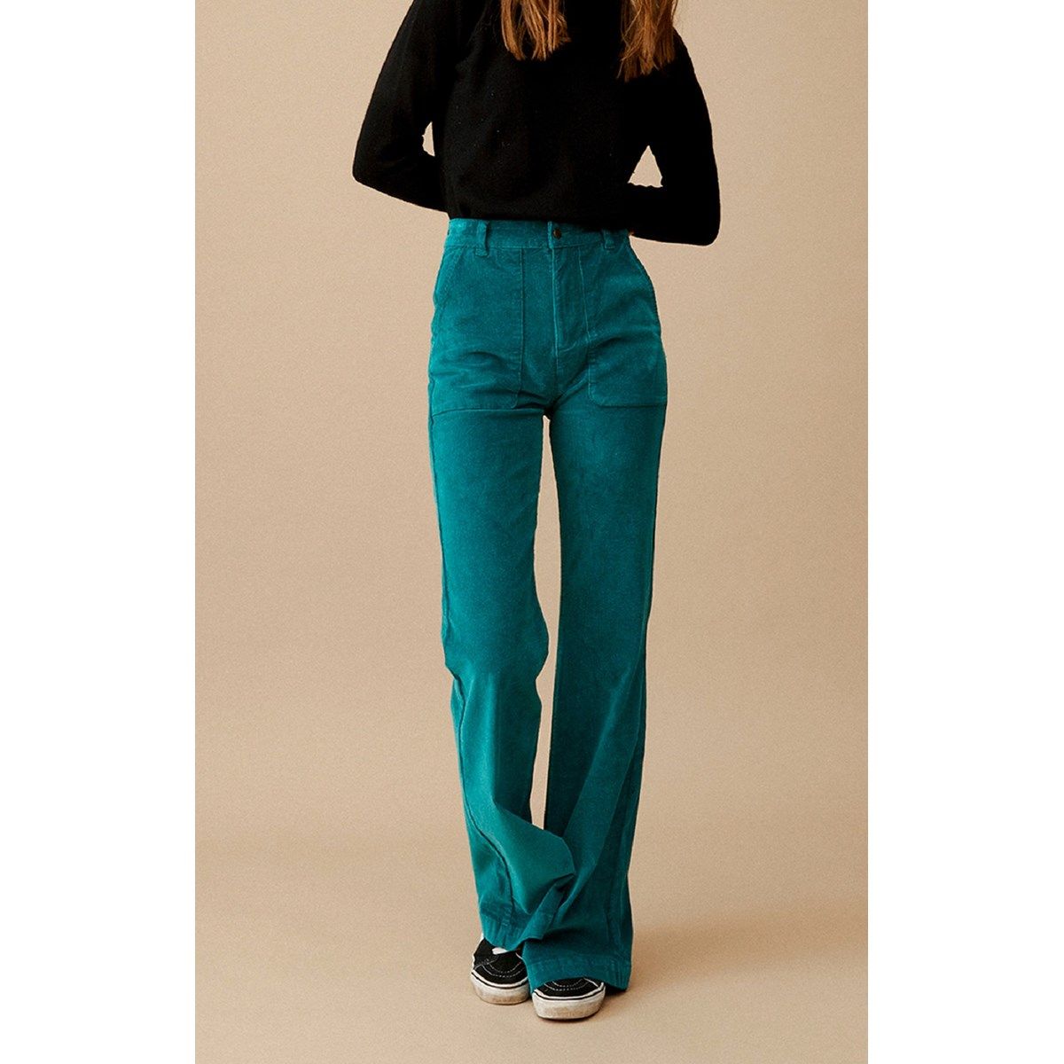 pantalon vert femme