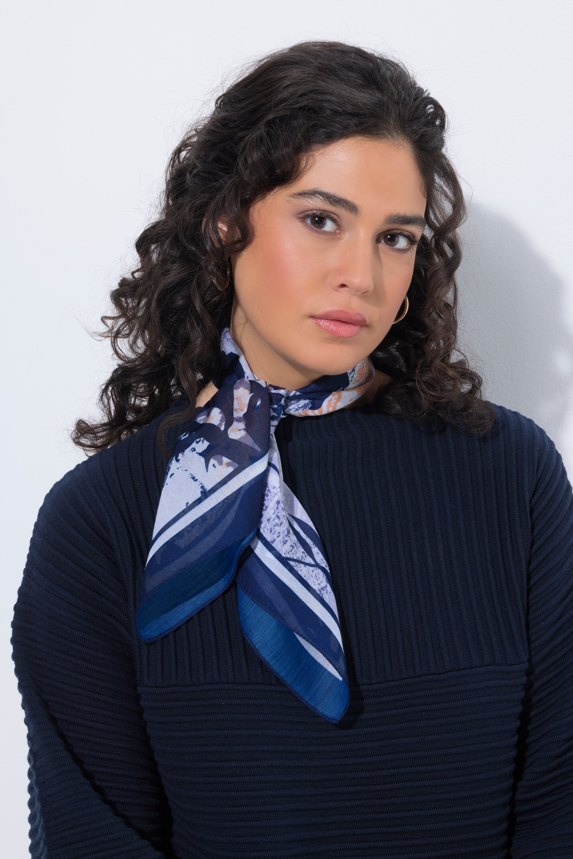 Foulard à fleurs, format bandana, ULLA POPKEN
