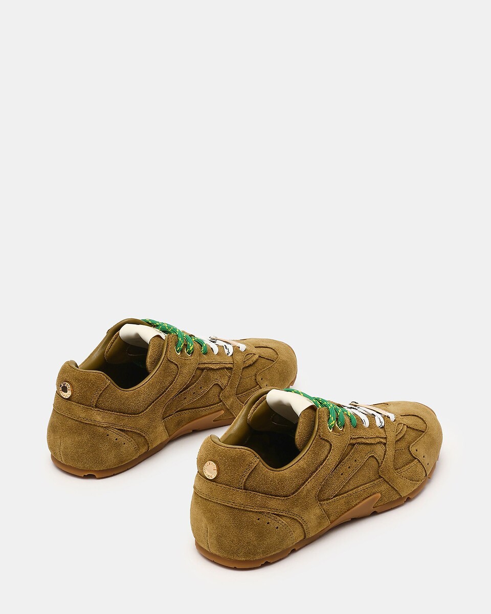 Steve Madden Zapatillas de ante con cordones dobles, ASIEL — photo 3