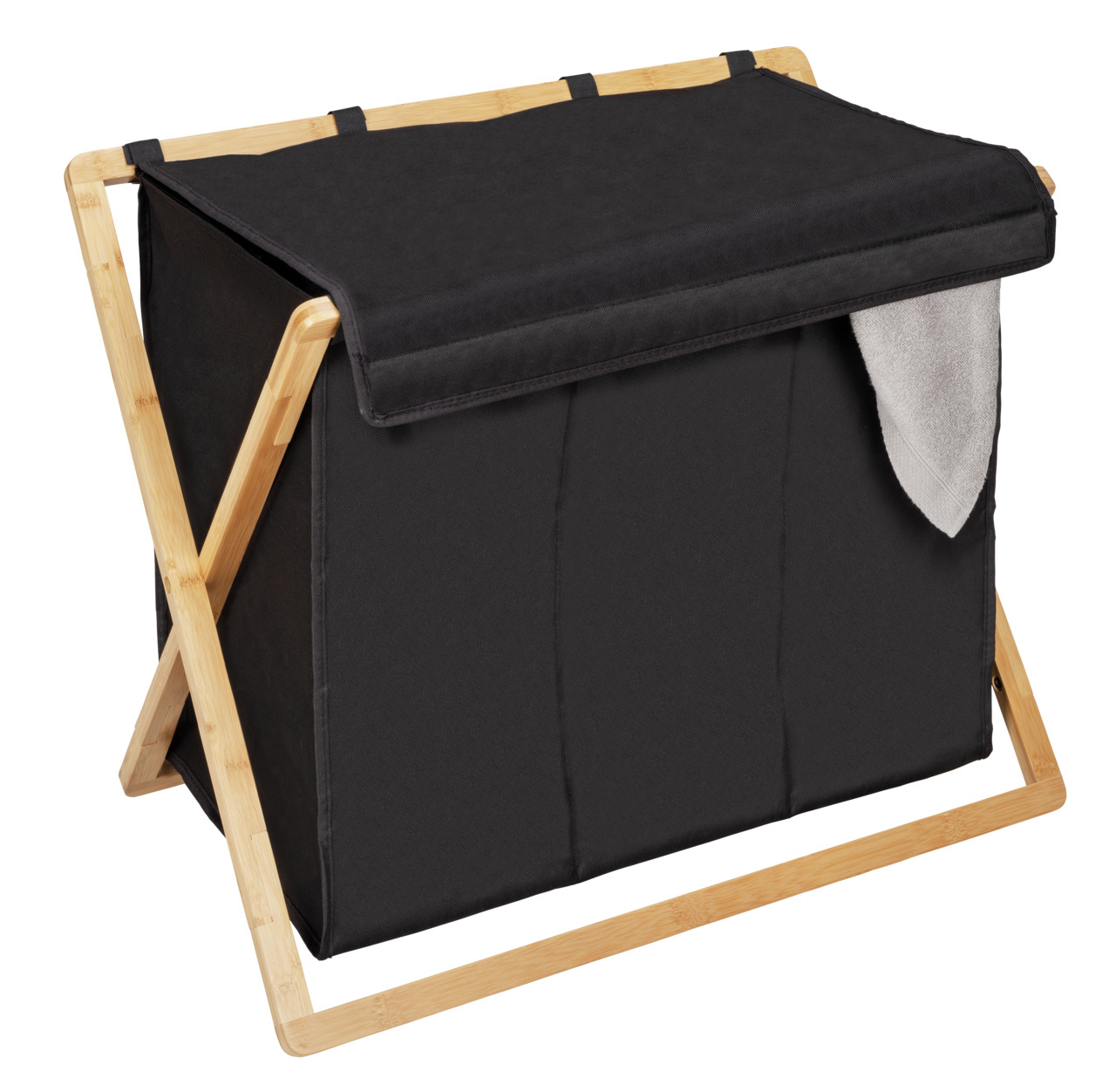 Panier à Linge pliable 3 compartiments ECORI, WENKO