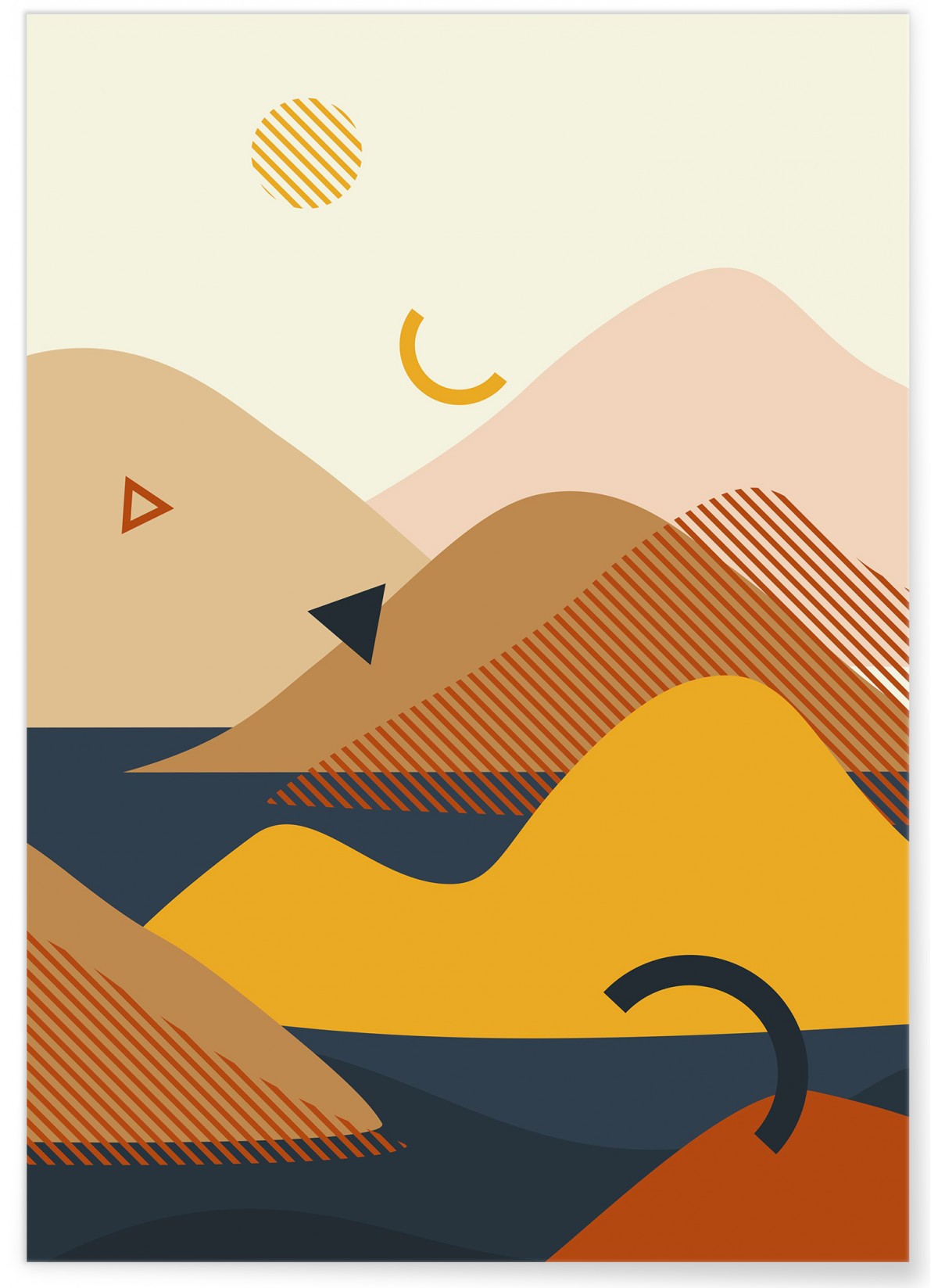 Affiche Abstract Landscape 4, L'AFFICHERIE