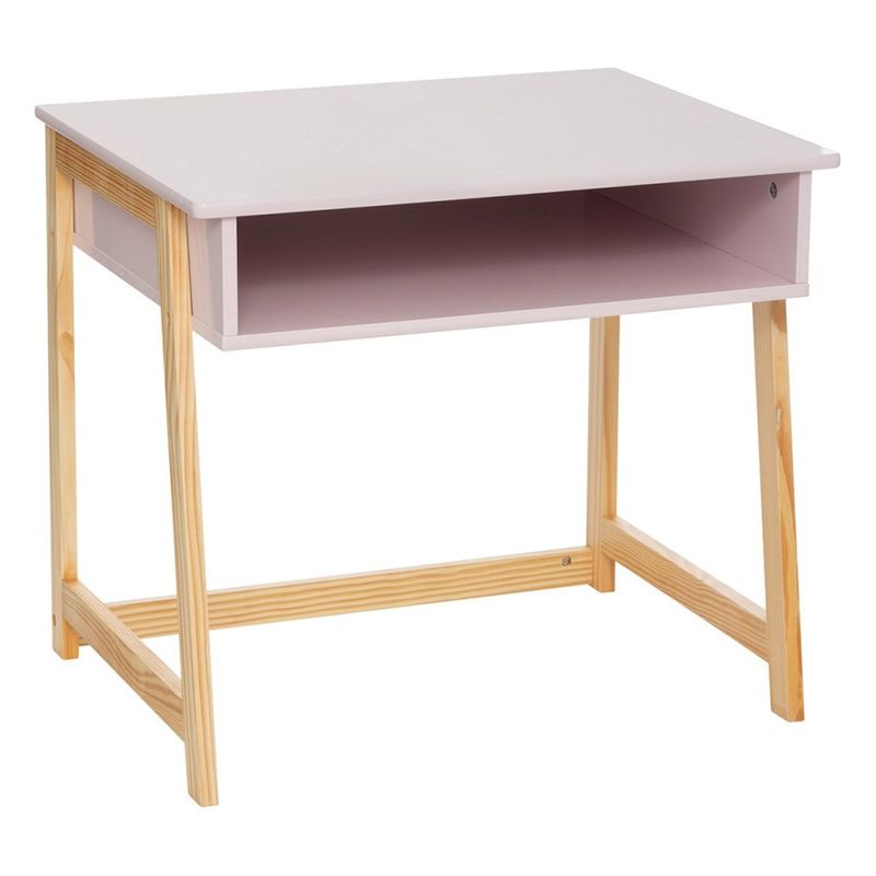 Bureau enfant maternelle bois Couleur rose Atmosphera La Redoute