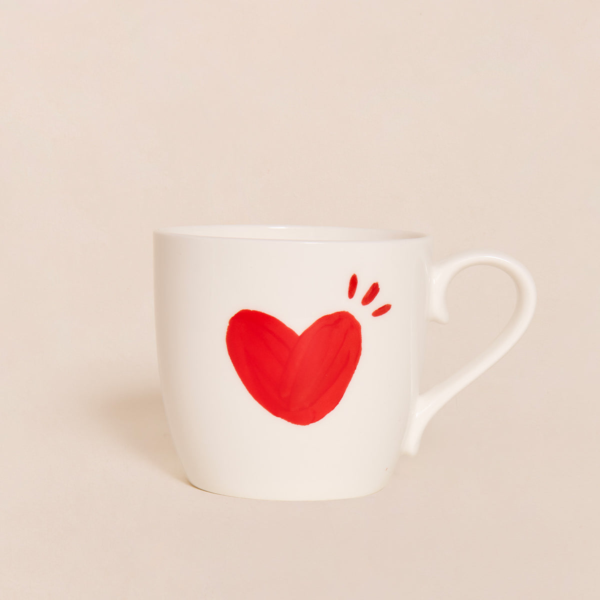 Mug coeur solaire, CŒUR ROUGE, EMOI EMOI