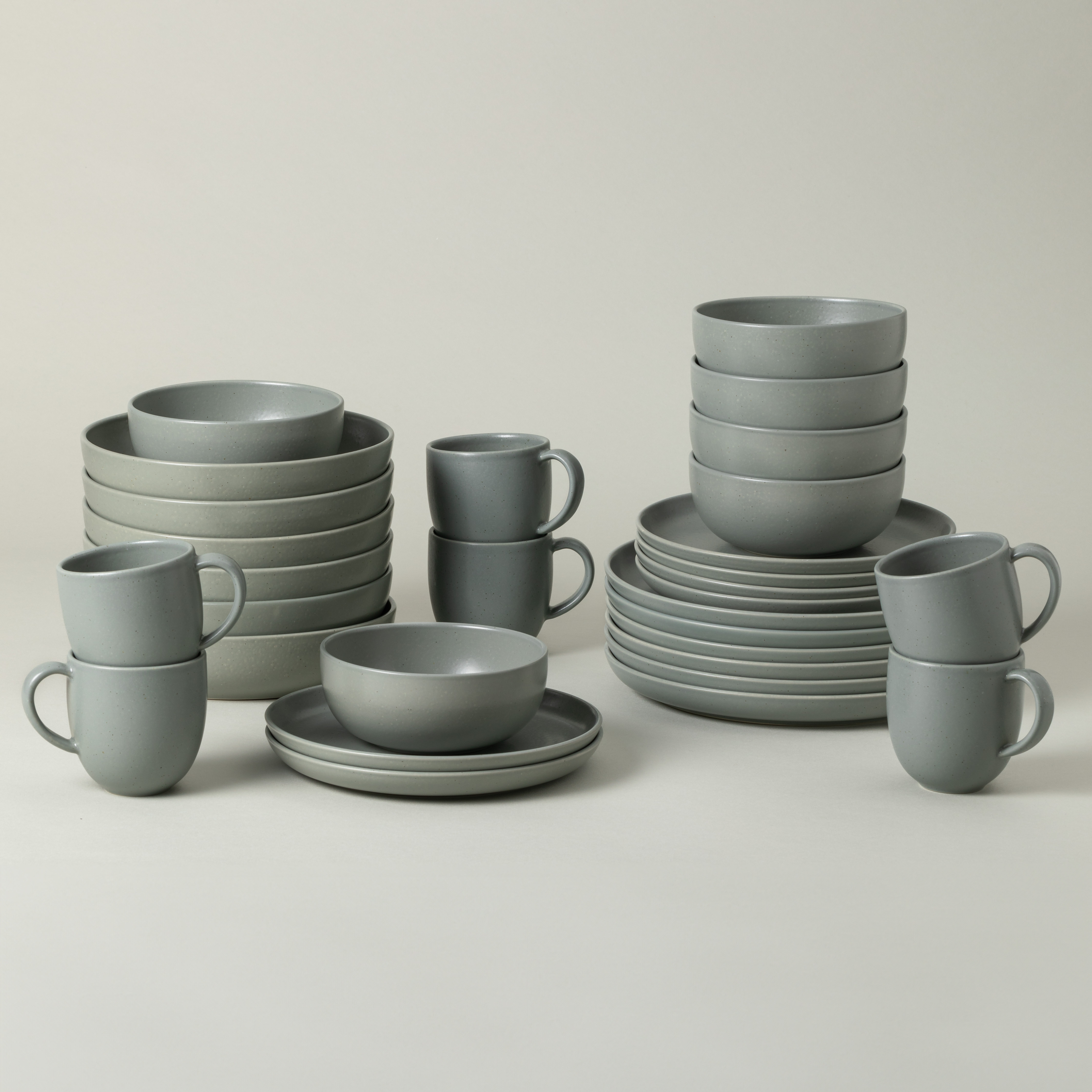 Set Table 30 Pièces avec Tasse Pacifica by Casafina, COSTA NOVA