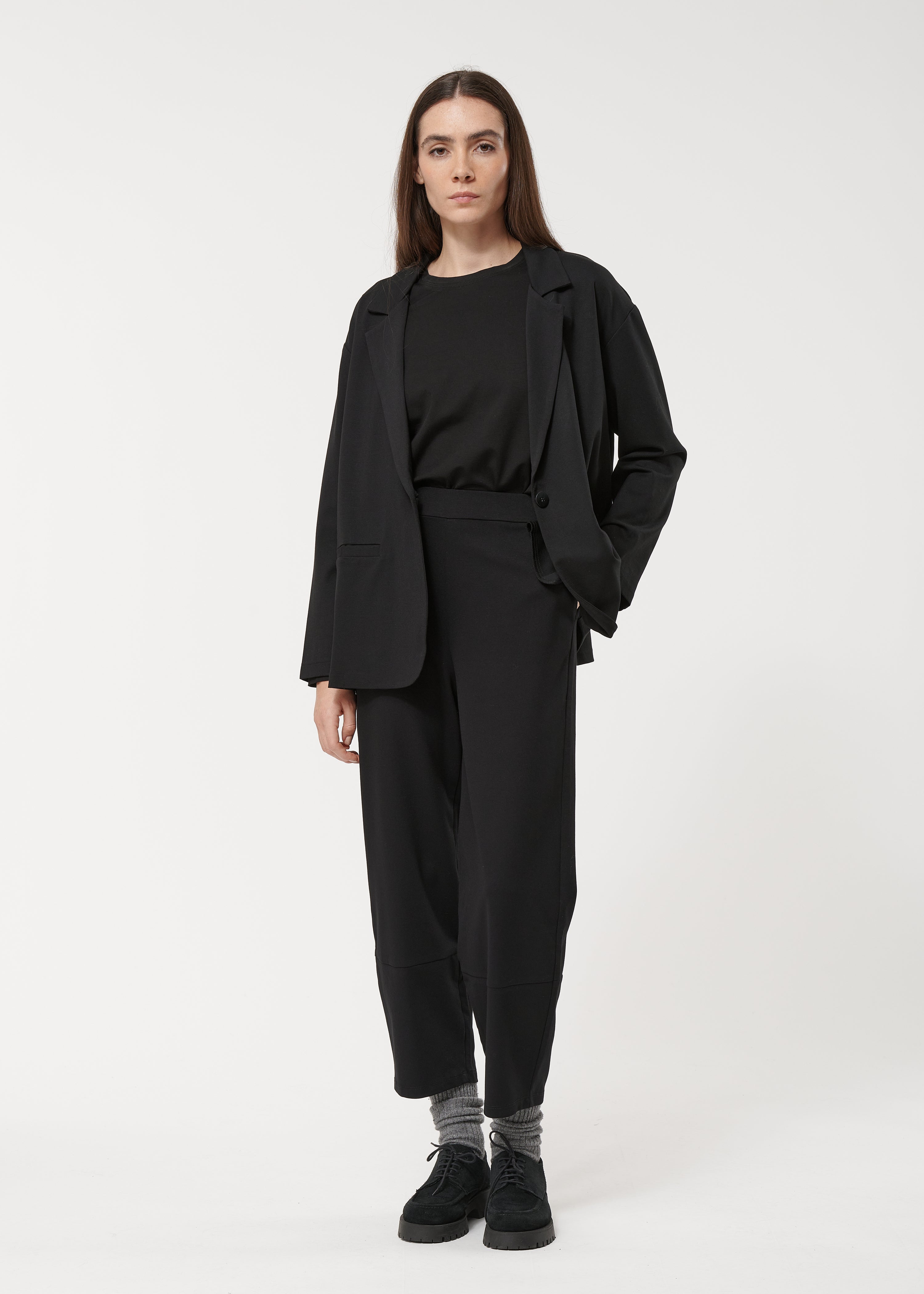 Pantalon 7/8ème en milano taille haute, HUMILITY