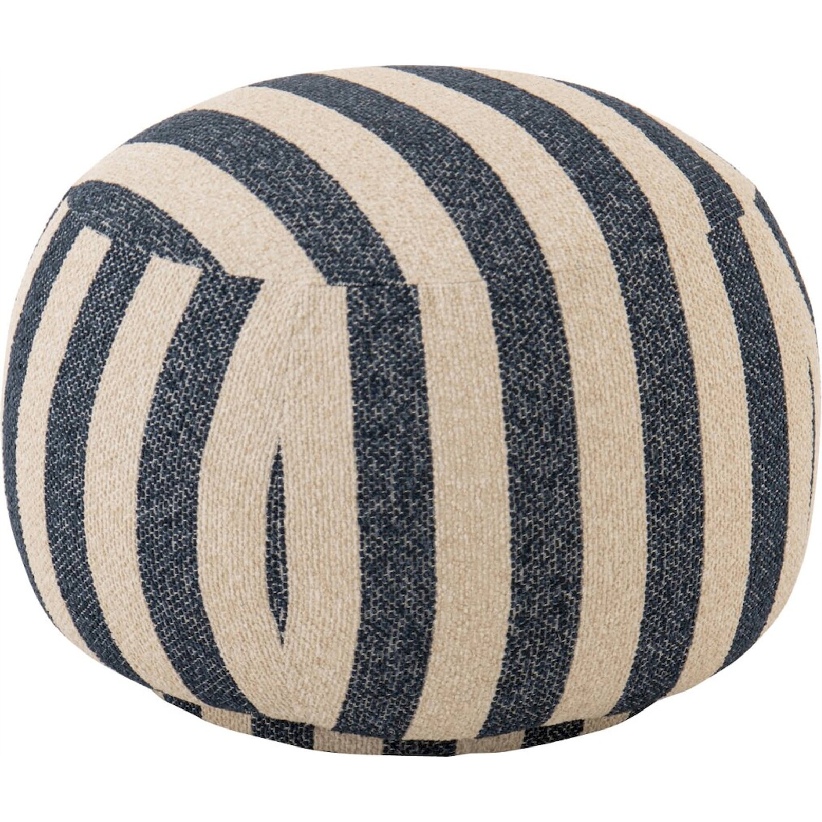 Pouf rond à rayures, RECOLLECTION