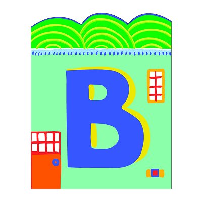 Lettre B maison, DJECO