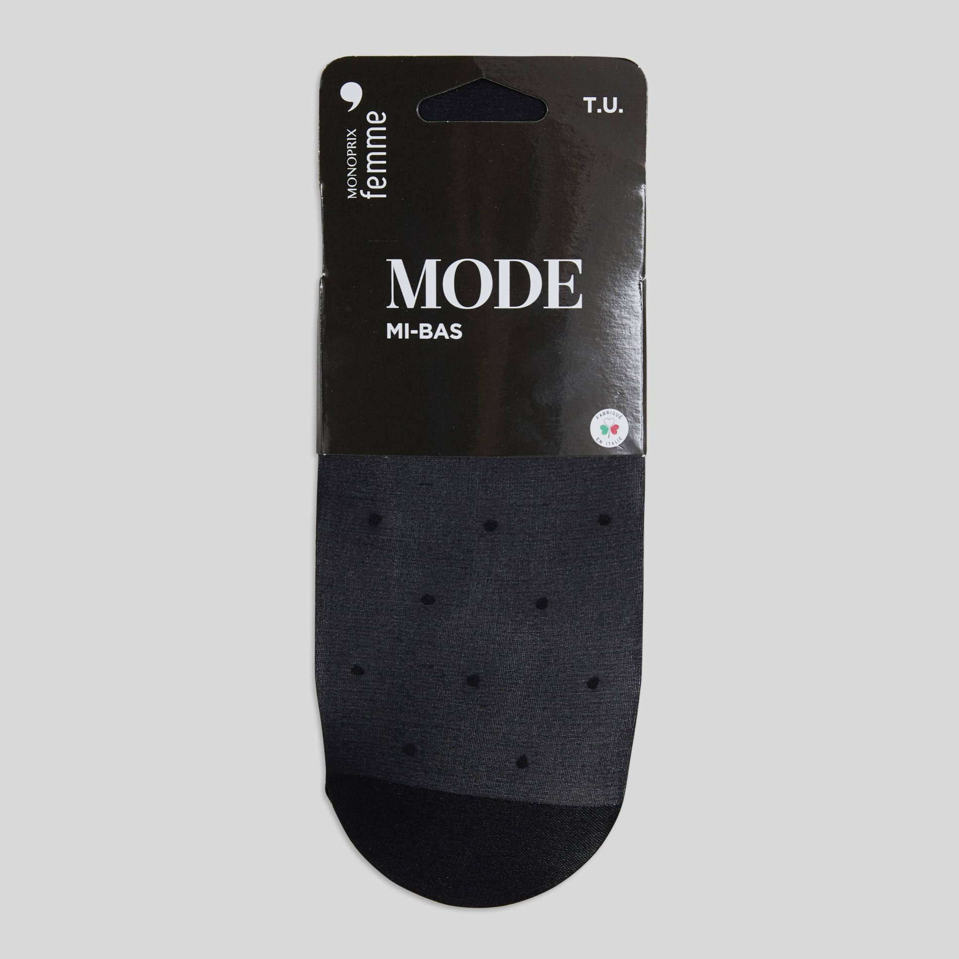 Paire de mi-bas fantaisie MONOPRIX, MONOPRIX