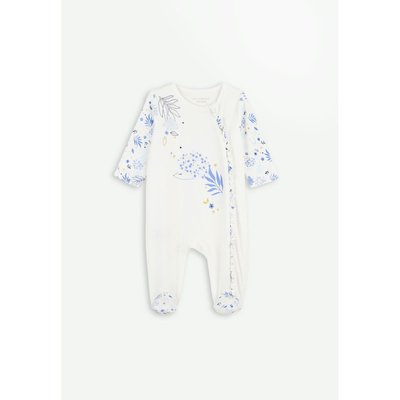 Pyjama bébé en velours ouverture zippée Luna PETIT BEGUIN