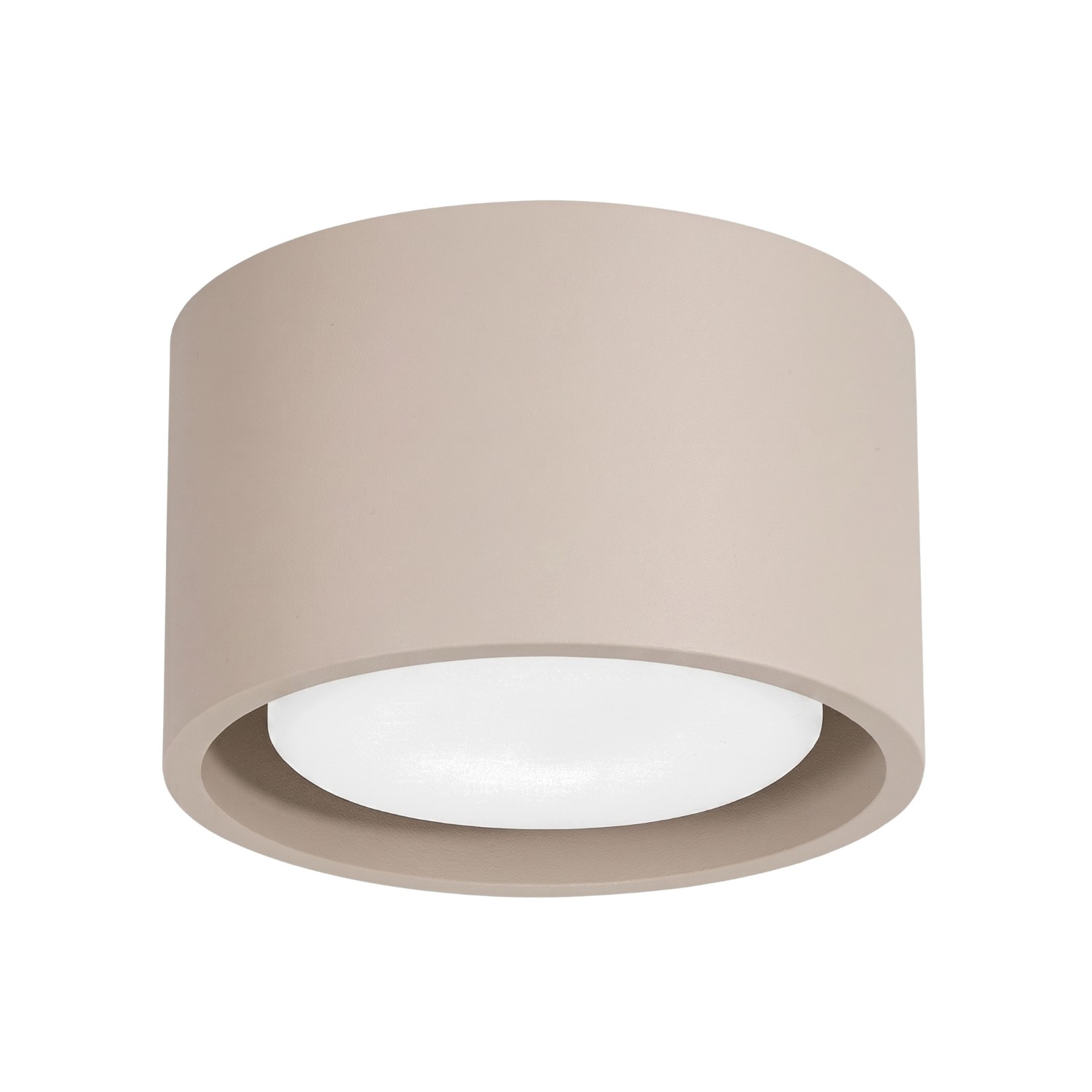 Plafonnier Aluminium Taupe Gx53 1 MODO, EDEN