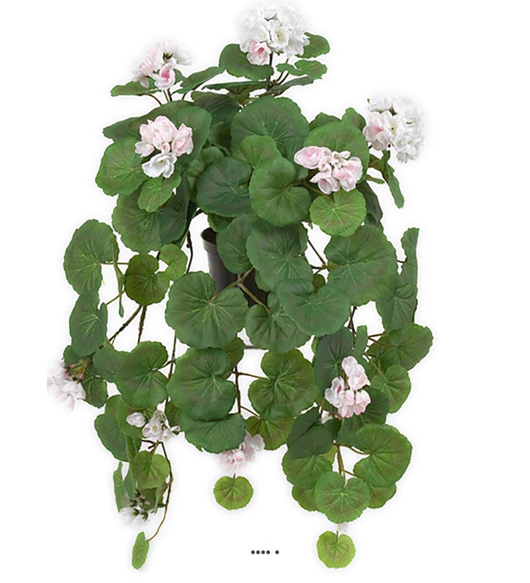Géranium artificiel en fleurs retombant,, ARTIFICIELLES