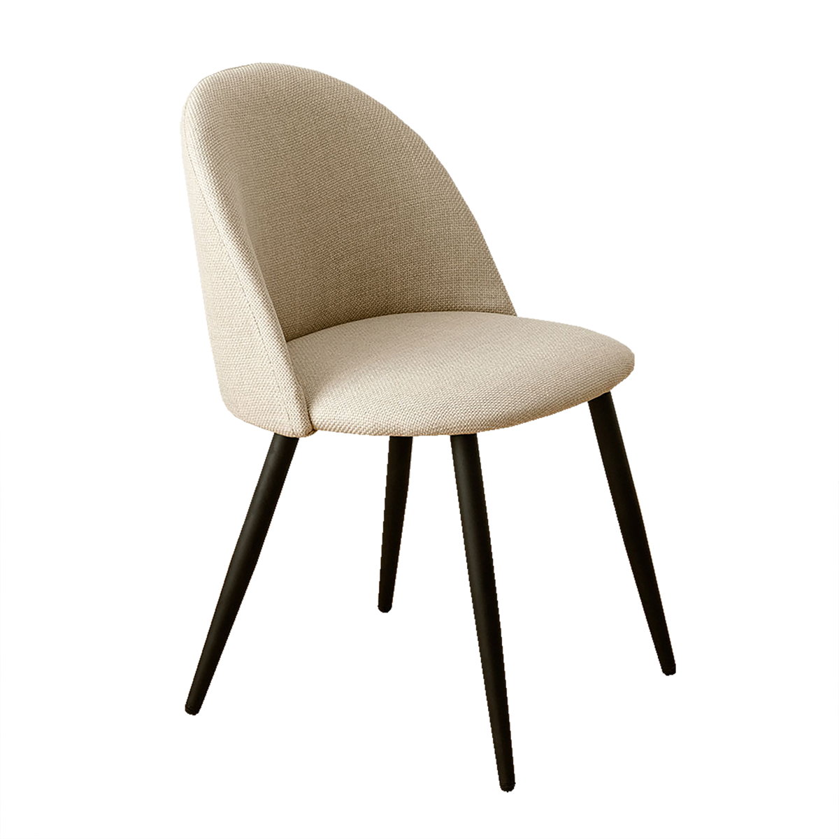 Chaise de salle à manger Rembourrée Beige-BRILA, KENAY