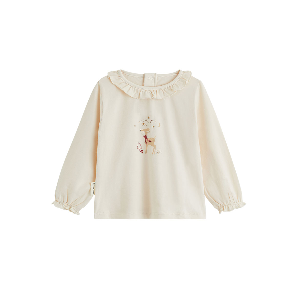 T-shirt bébé manches longues Grace, PETIT BEGUIN