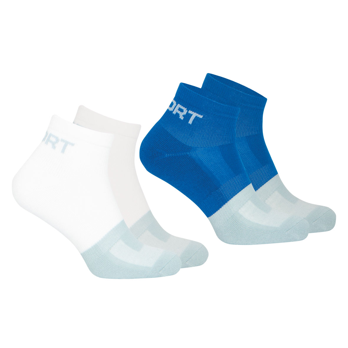 Chaussettes, lot de 2 paires, QUARTER FRESH, ATHENA