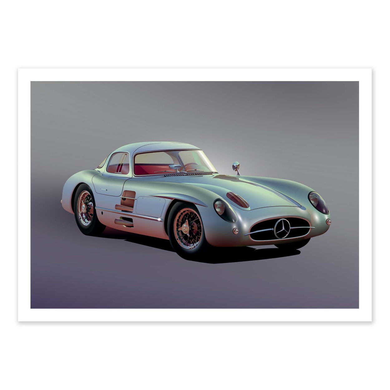 Affiche d'art - Mercedes-Benz 300 SLR - Artmoric, WALL EDITIONS