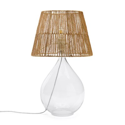 Yaku Glass & Hemp Table Lamp LA REDOUTE INTERIEURS