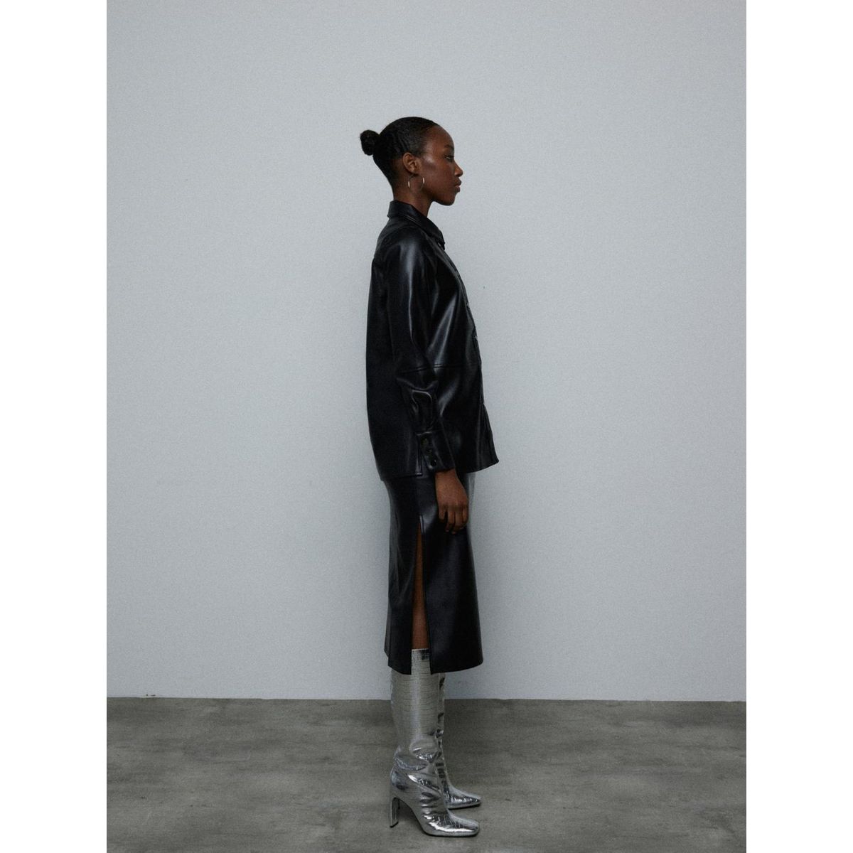 Jupe simili hotsell cuir la redoute