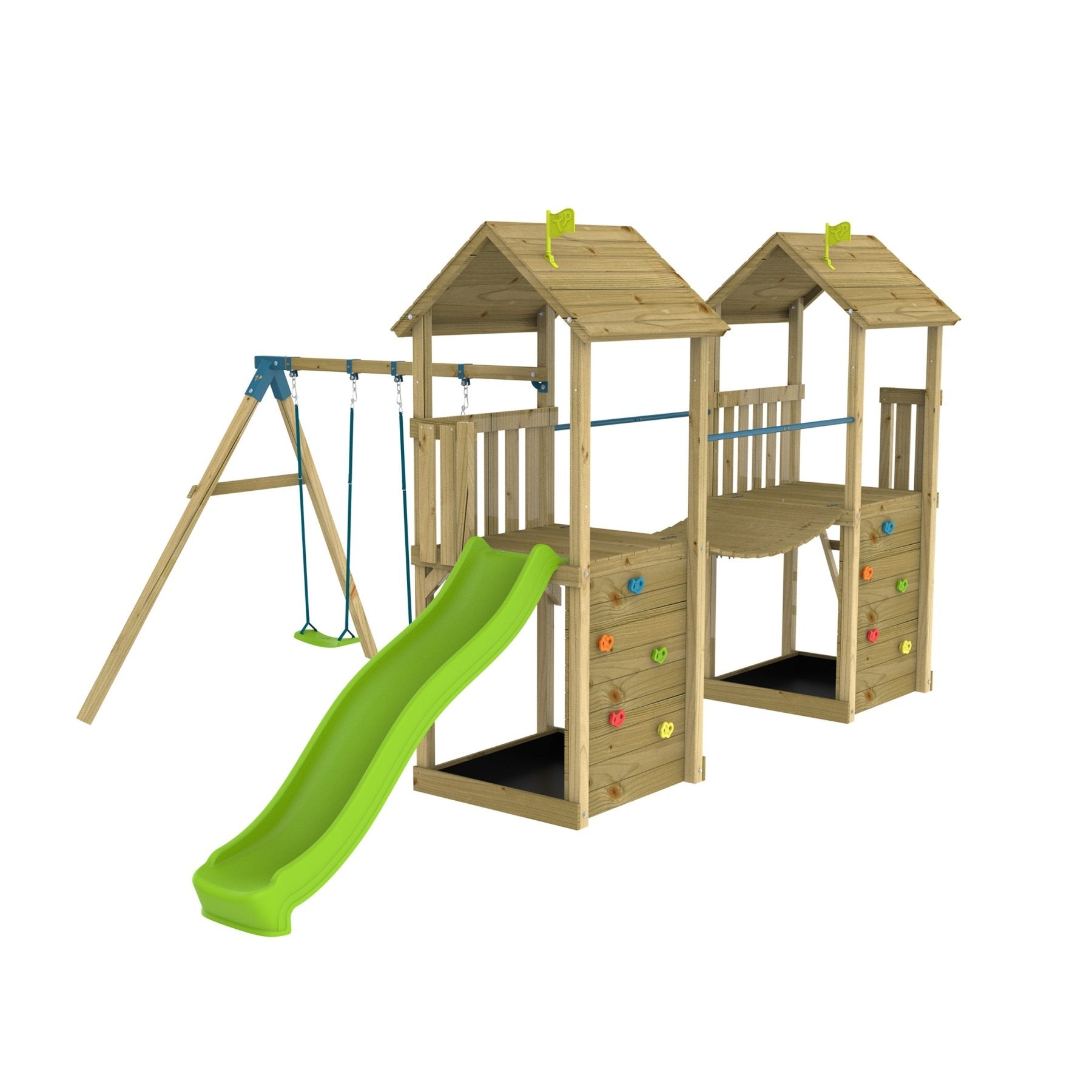 Aire de jeux XXL double tours LAURIER, TP TOYS