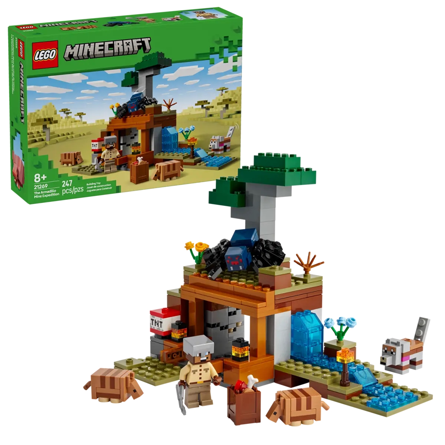 L'expédition dans la mine du tatou, LEGO