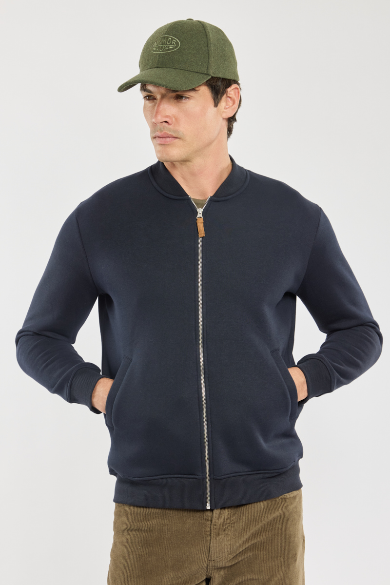 Gilet zippé col teddy, GUY DE BERAC