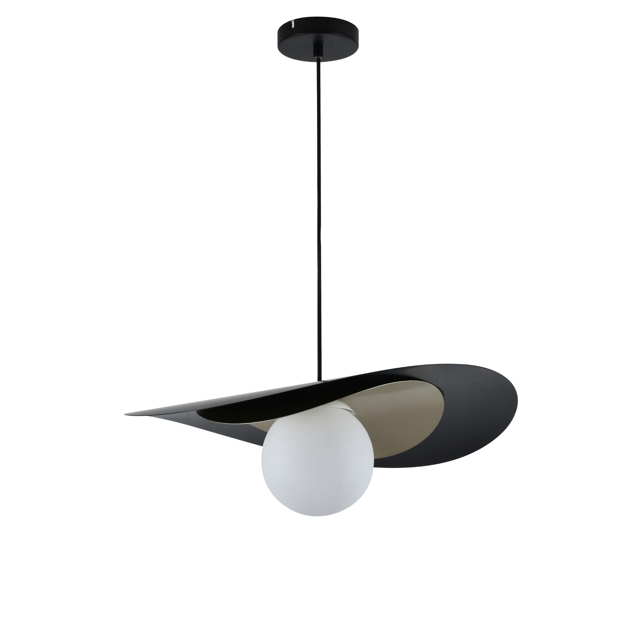 Suspension en métal 50 cm - IRIS, MAISON PAVANE