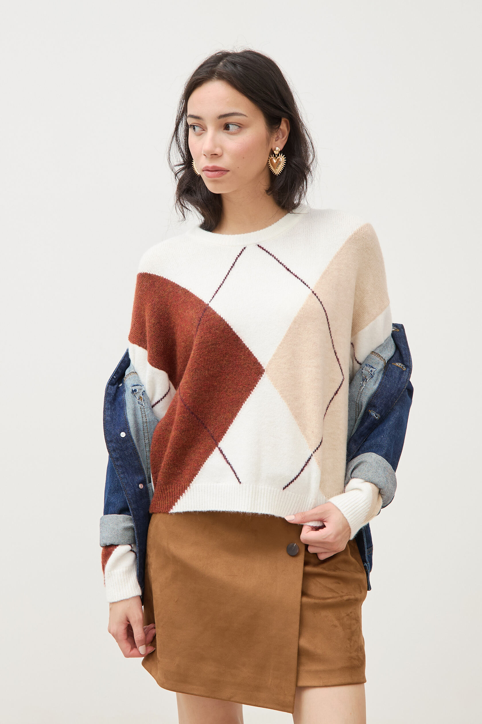 Pull col rond manches longues, BONOBO