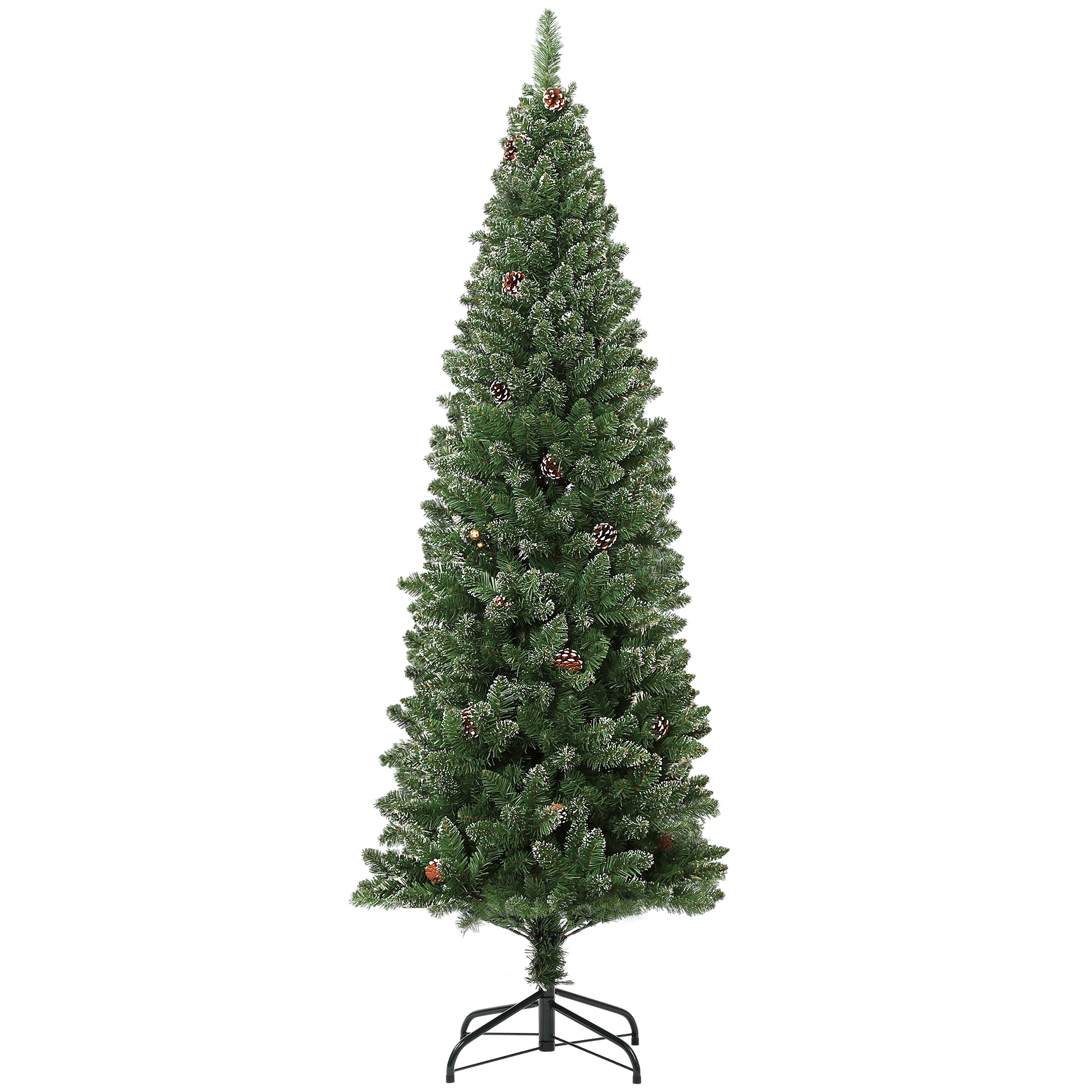 Sapin de Noël Plastique, HOMCOM
