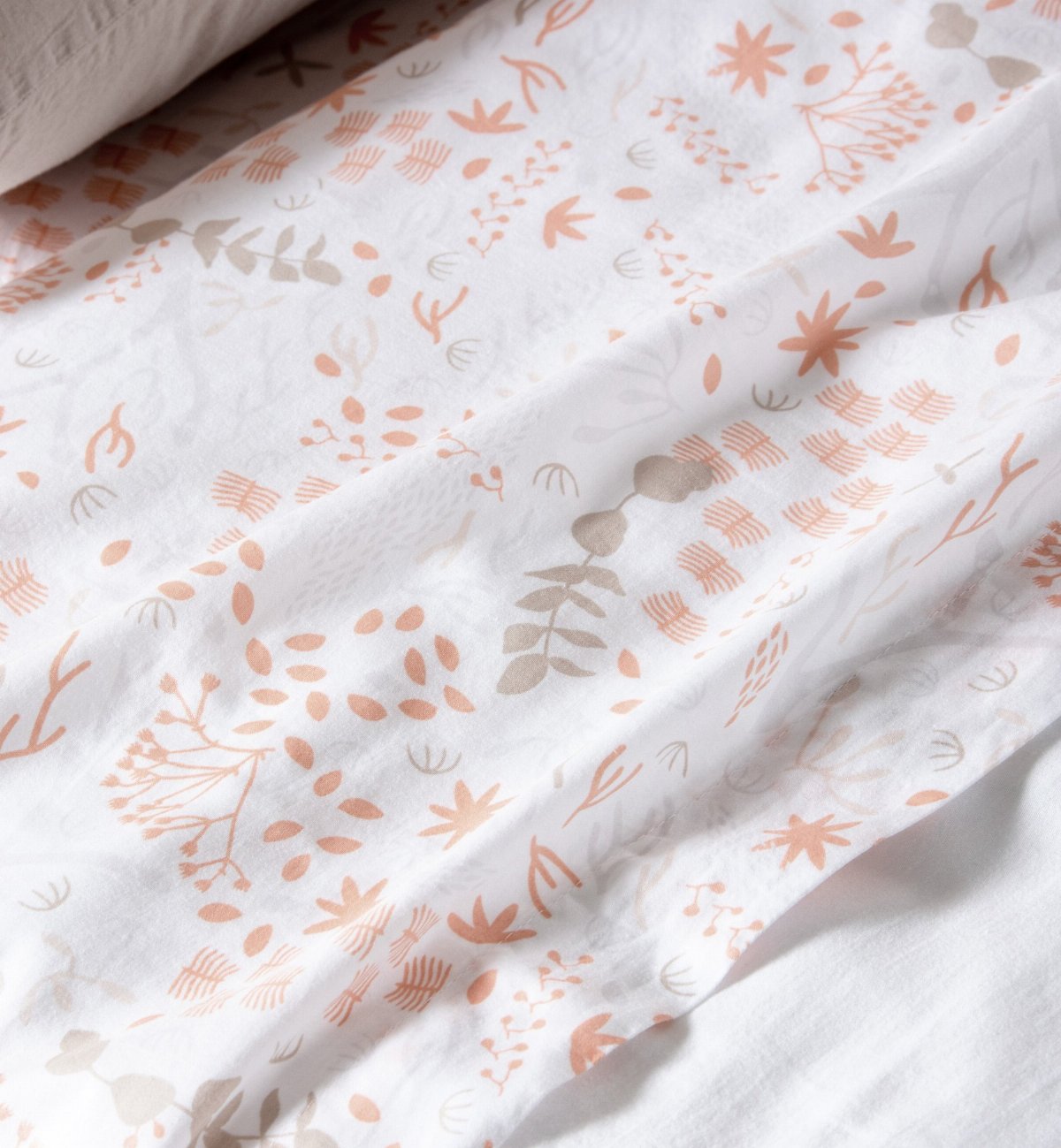 Drap plat 1 personne Coton Bio YUKARI DOUCEUR, KADOLIS
