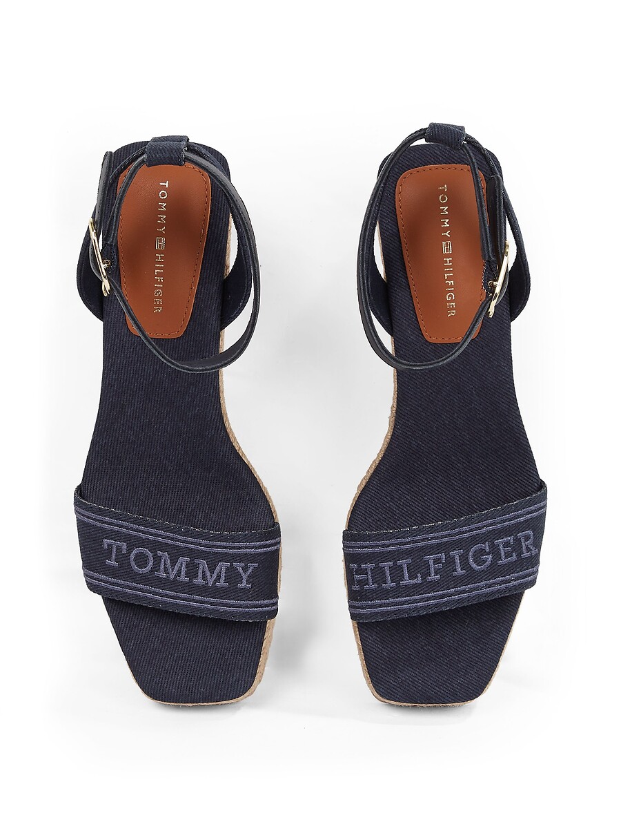 Tommy Hilfiger Sandalias con tacón de cuña — foto 3