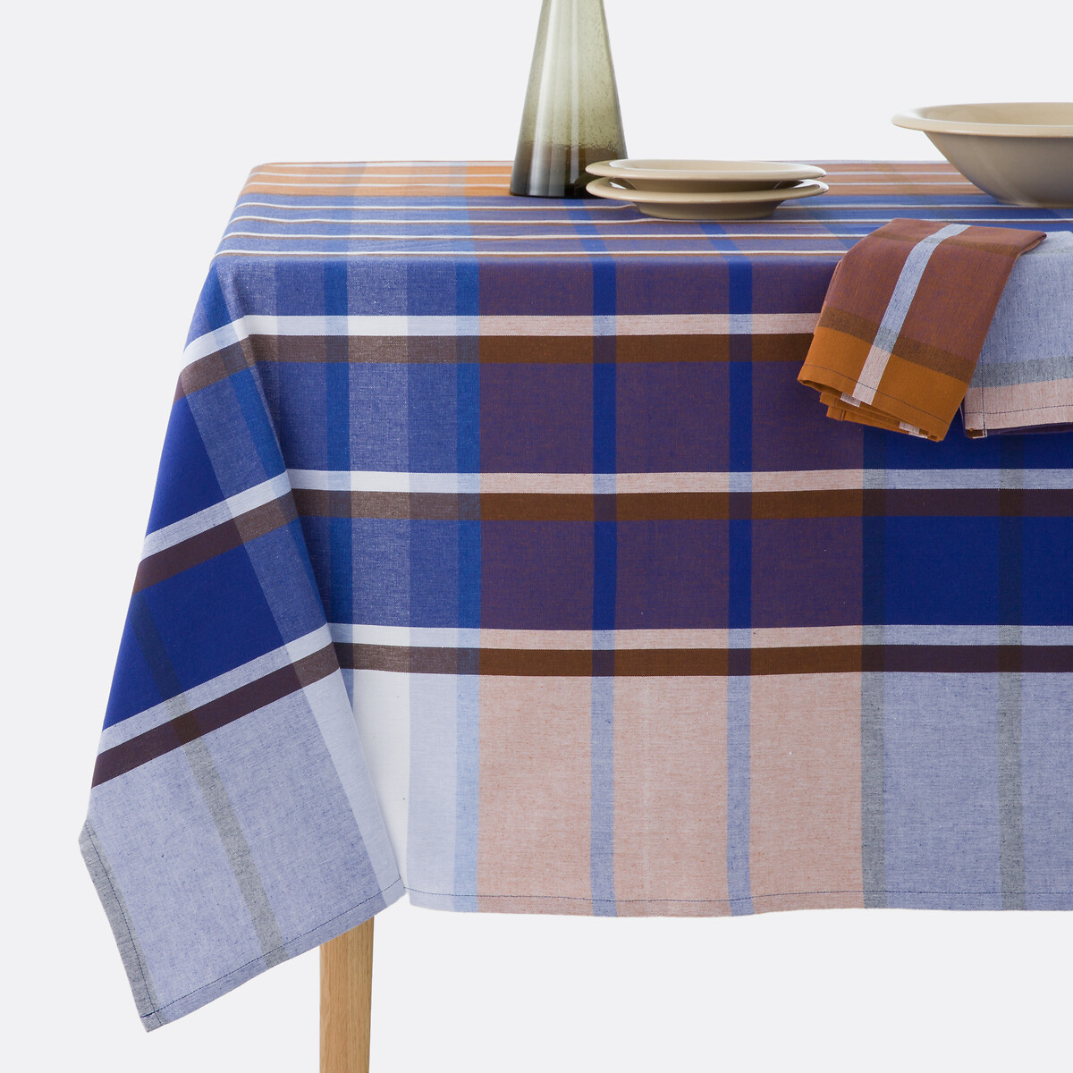 Newbridge Tovaglia in vinile con retro in flanella, con stampa a tema vino e uva colorata con retro in flanella, 152,4 x 259,1 cm oblunga/rettangolare