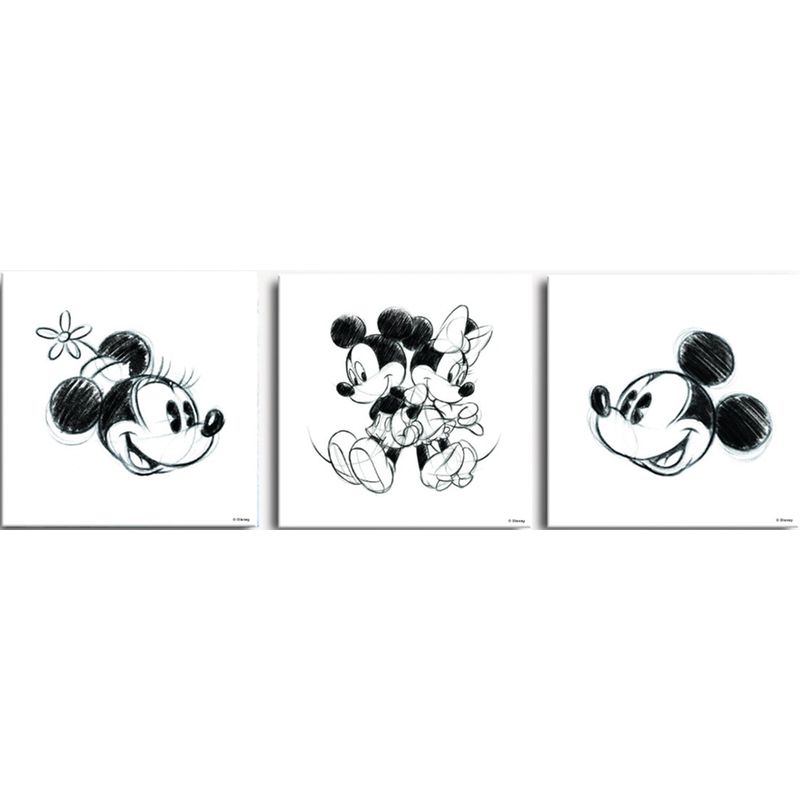 Mickey Mouse Mixte Noir Taille Unique