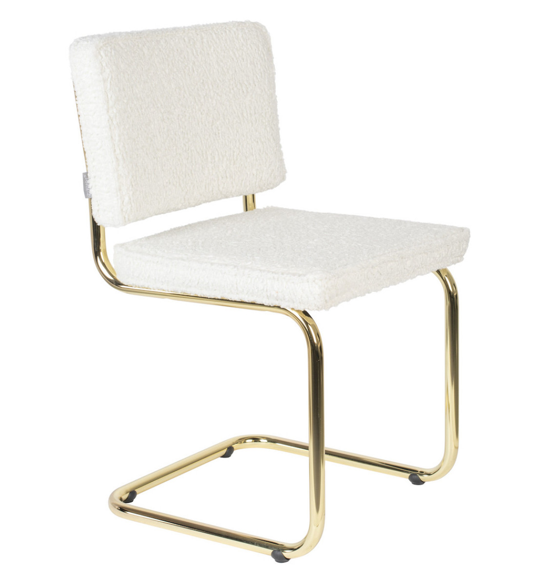 Chaise en tissu bouclé - TEDDY, ZUIVER