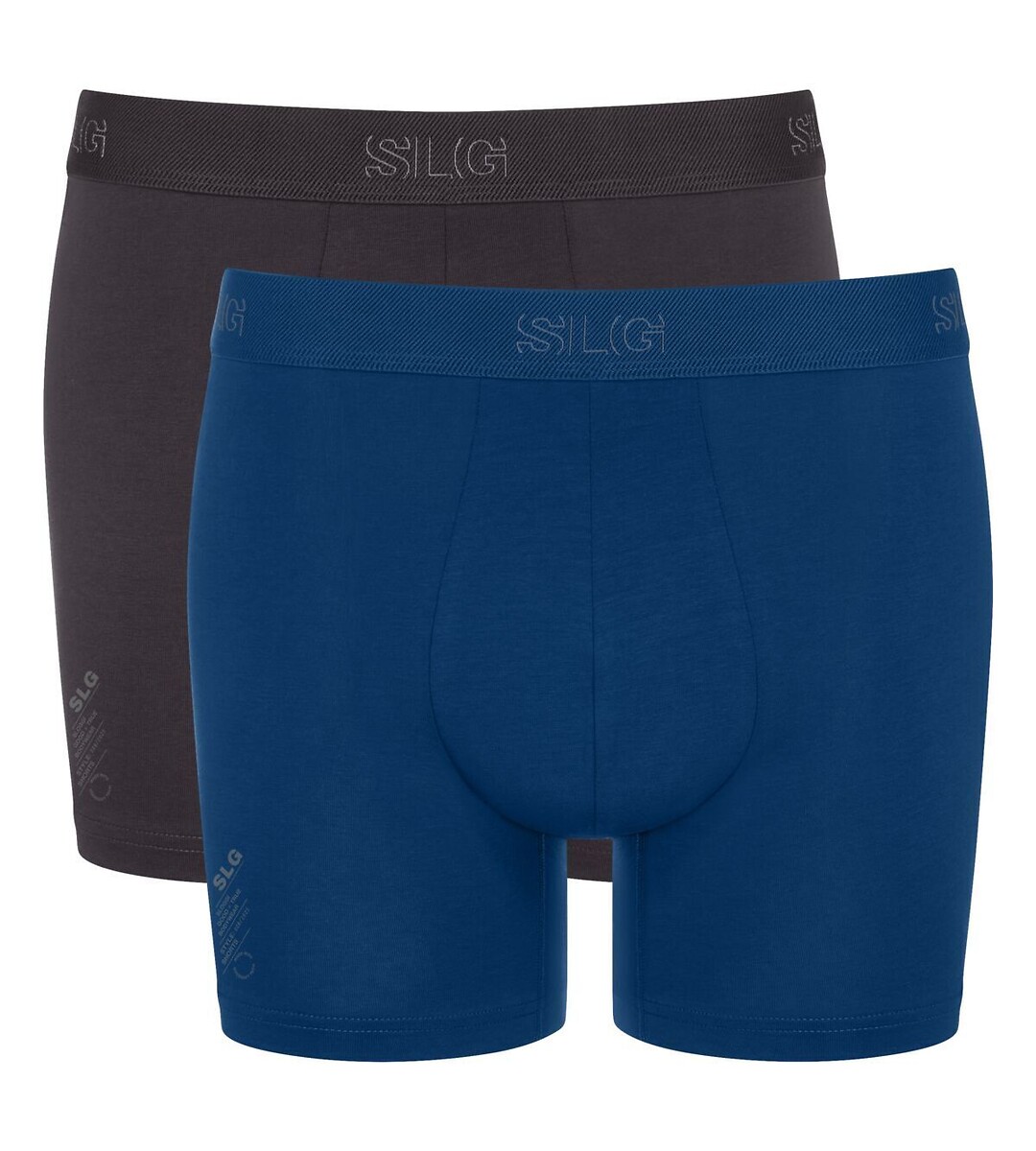 Pack of 2 Plain Long Hipsters, SLOGGI