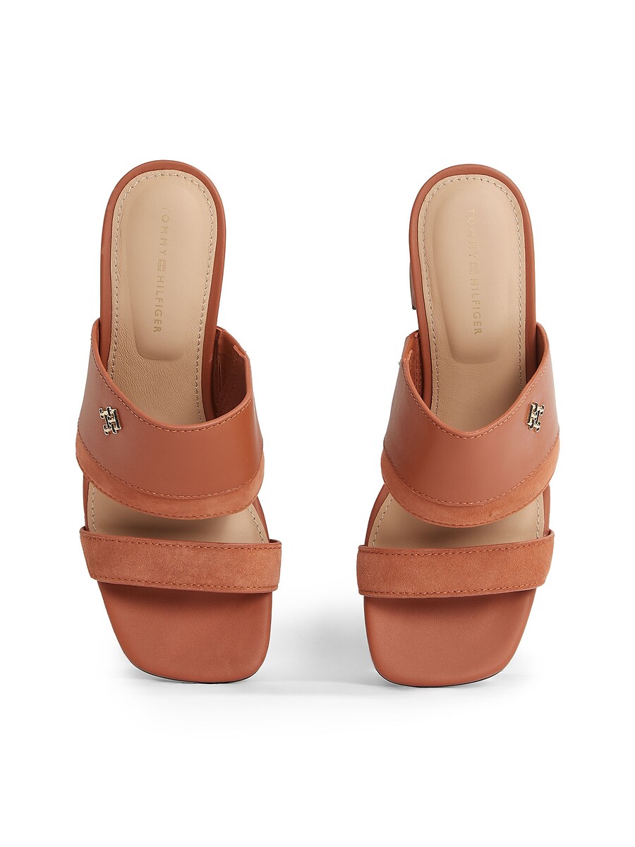 Tommy Hilfiger Mules de tacón de piel — foto 3