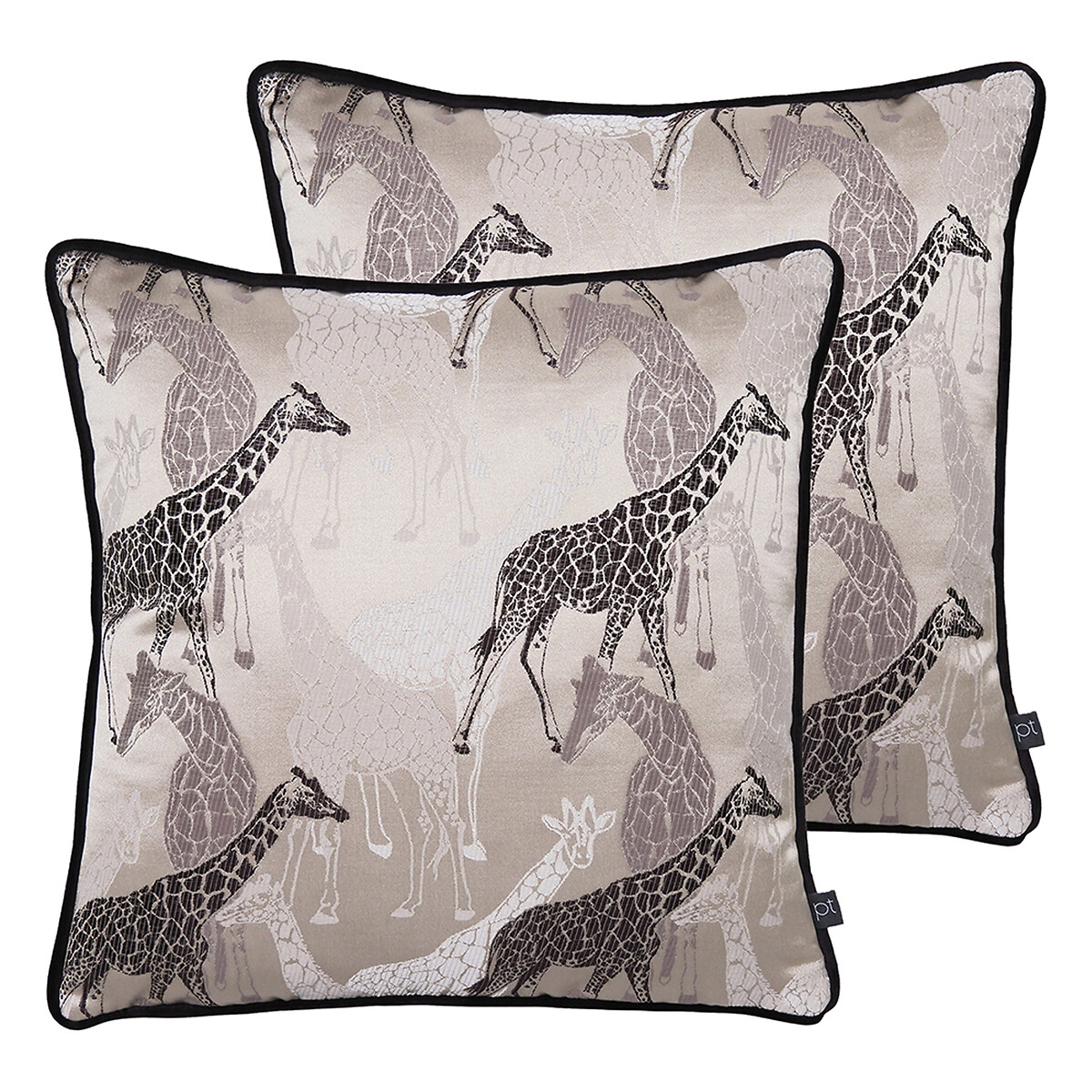 giraffe print cushion