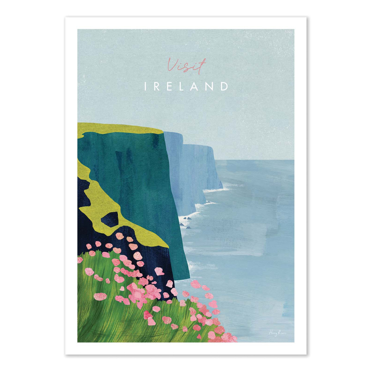 Affiche d'art - Visit Ireland - Henry Rivers, WALL EDITIONS
