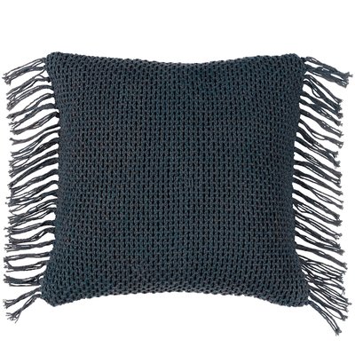 Tasselled Fringe Knitted Cushion SO'HOME