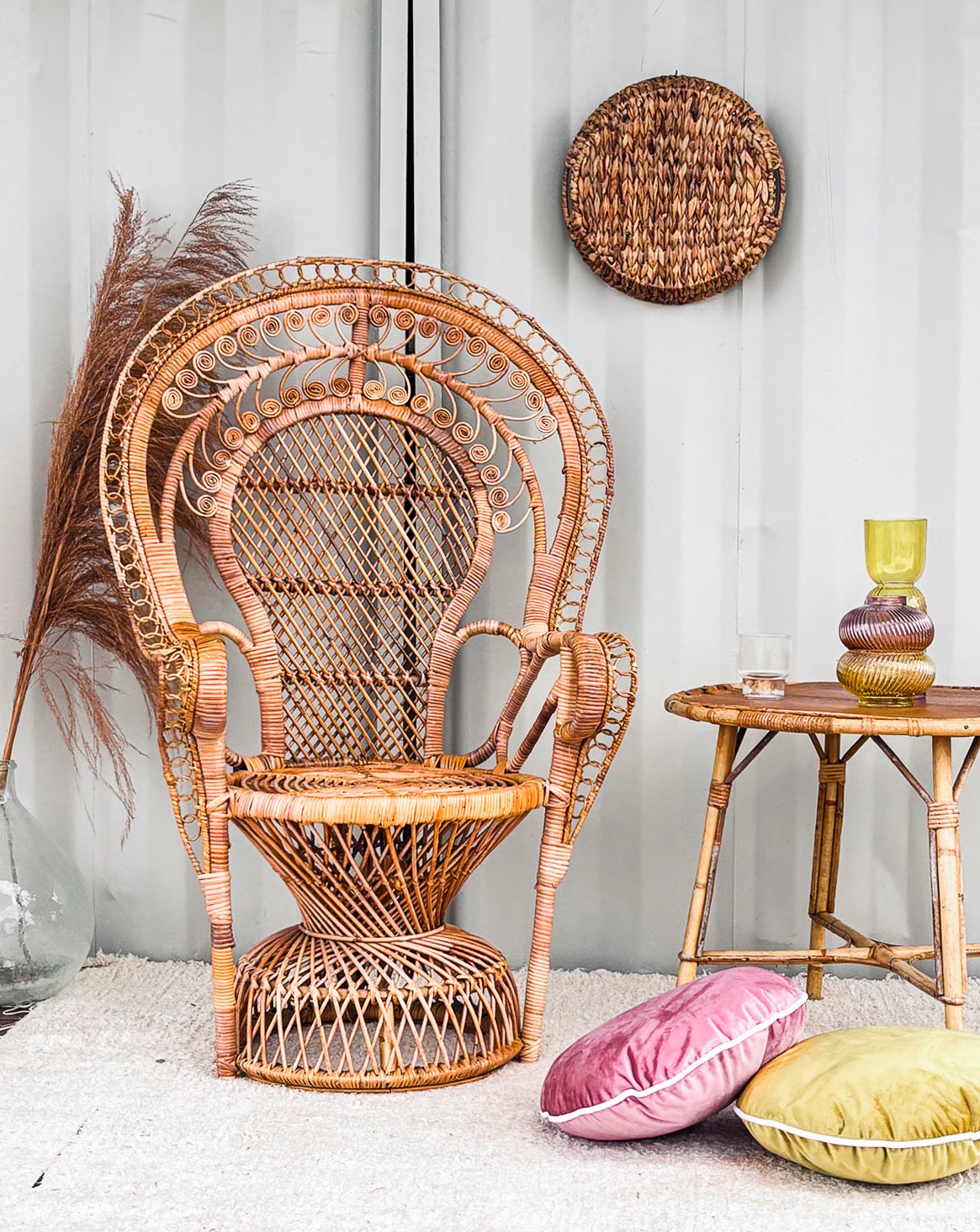 Fauteuil en rotin Emmanuel N°9 - Bon état, DEBONGOUT