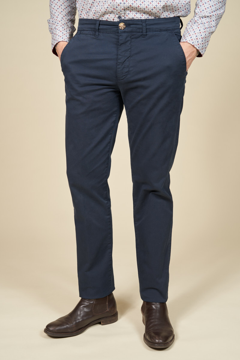 Pantalon Chino gabardine uni, MCS