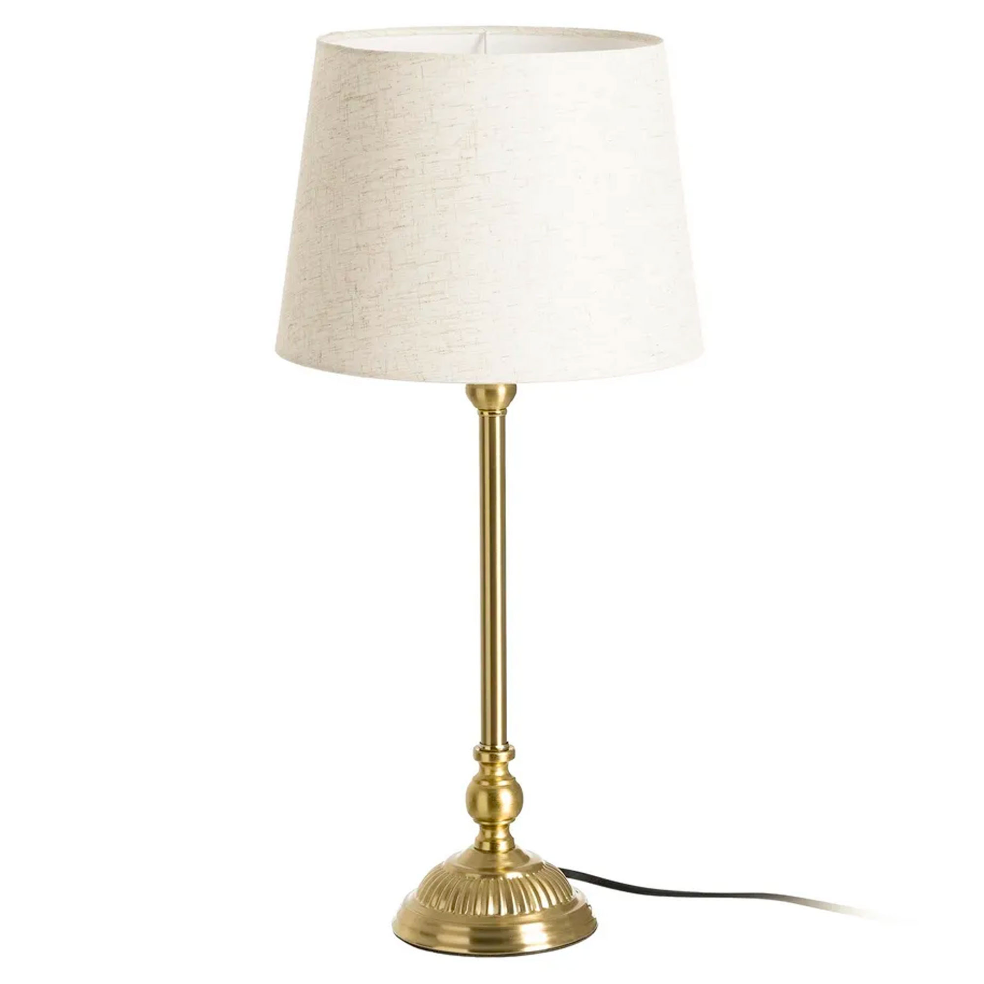 Lampe à poser métal doré 25x25x53.5cm, WADIGA